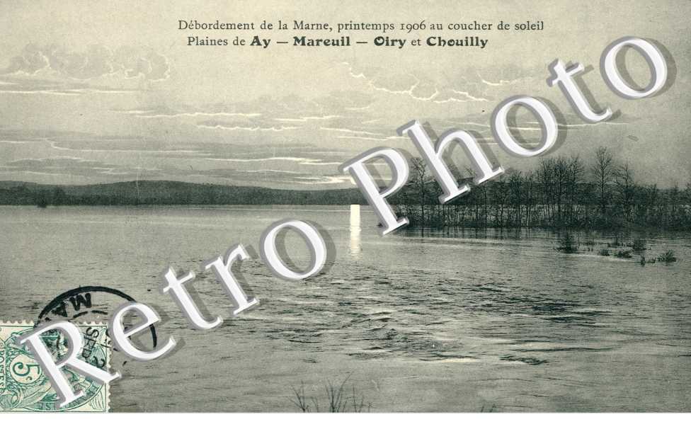 Debordement de la Marne  Printemps 1906