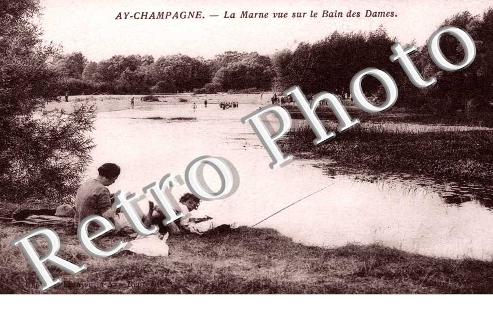 La Marne vue sur le Bain des Dames