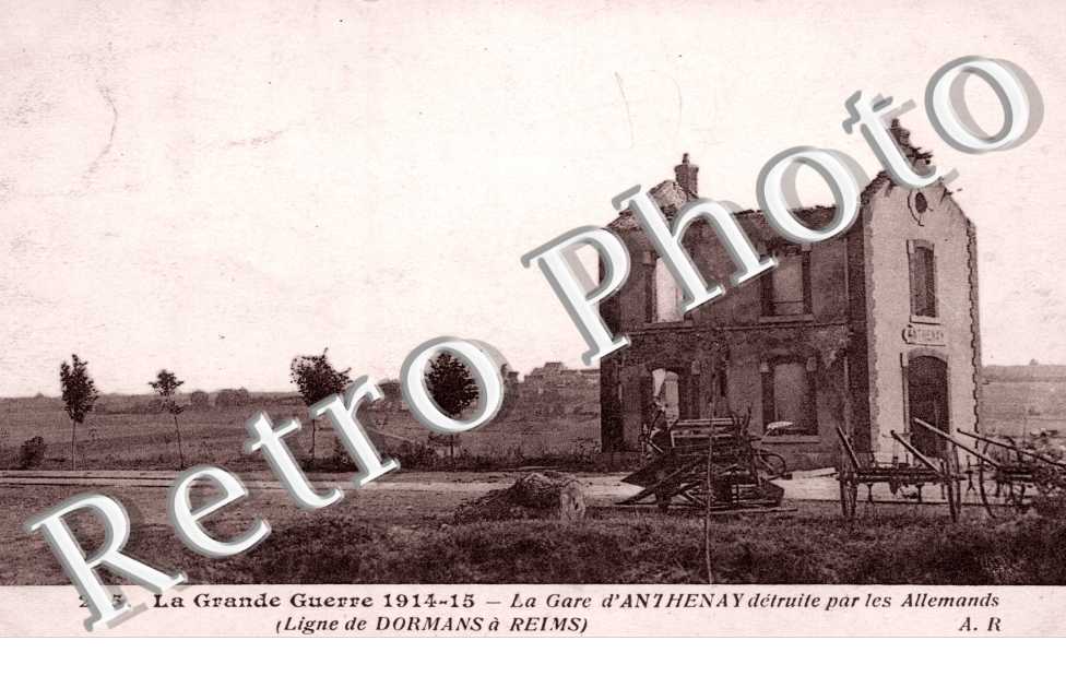 Gare detruite par les Allemands