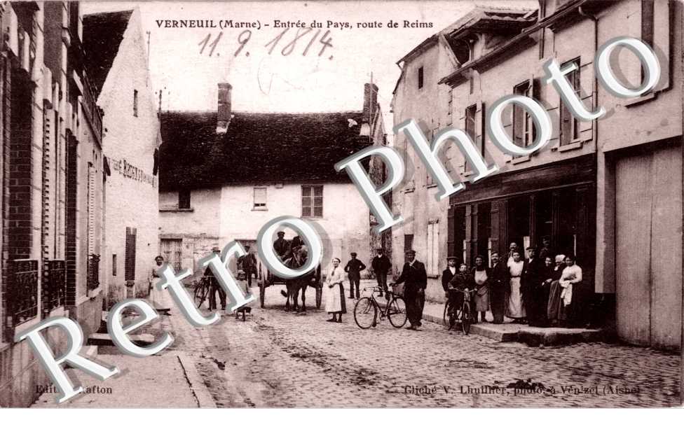 entree du pays, route de Reims