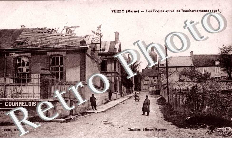 les ecoles apres les bombardements