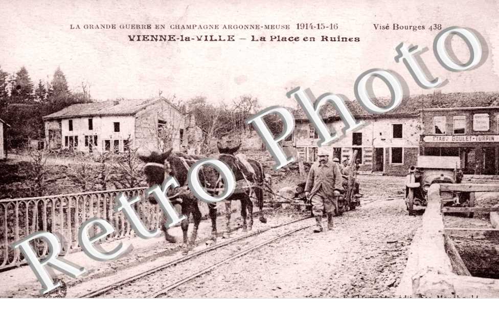 Place en Ruines, travaux aides par les chevaux