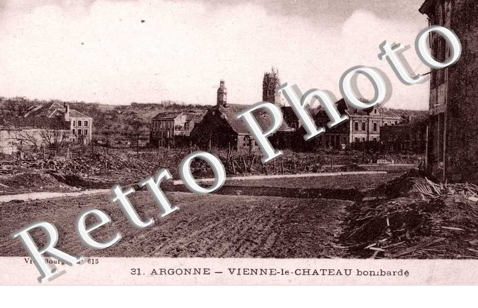 vue partielle apres le Bombardement
