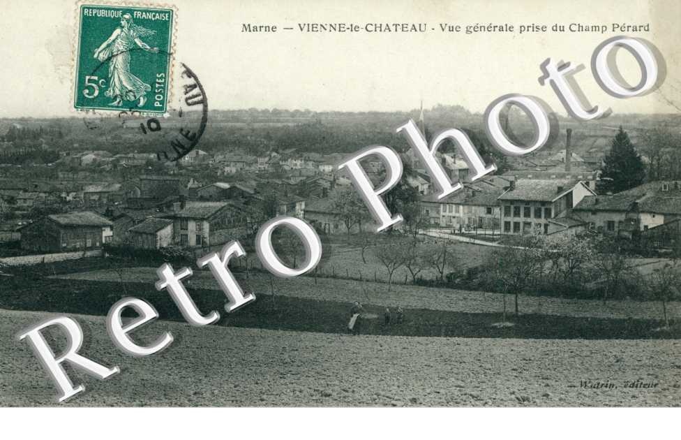 Vue generale prise du Champ Perard