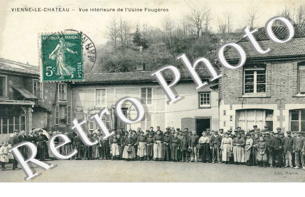 Vue interieure de l'Usine Fougeres
