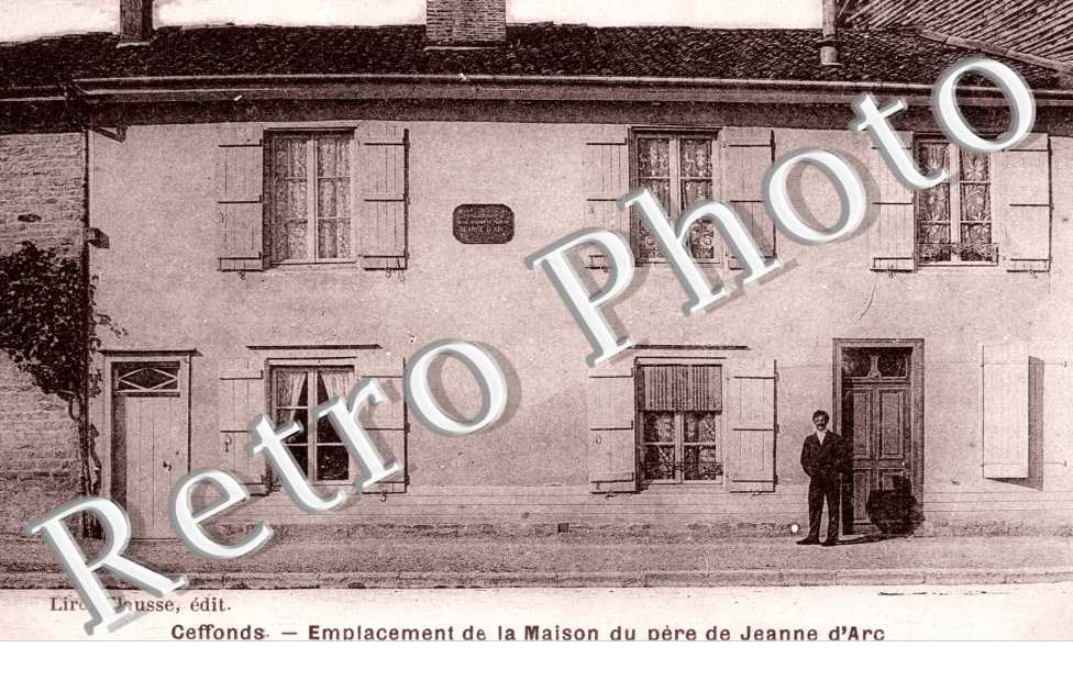 emplacement de la maison du pere de Jeanne d&#039; Arc