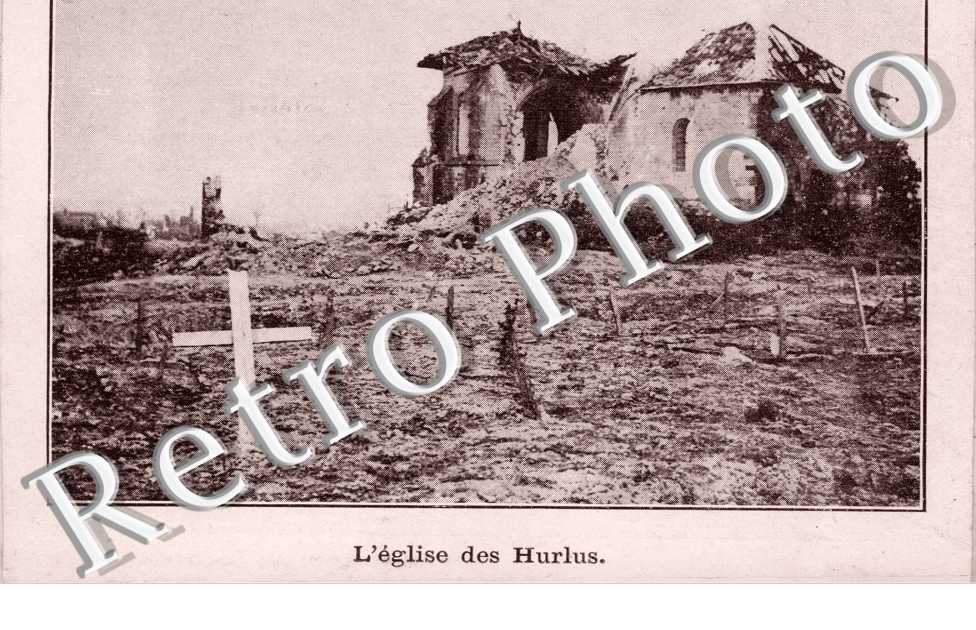 l&#039;Eglise des Hurlus en ruines