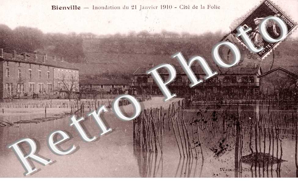 Inondation du 21 janvier 1910 - cite de la folie