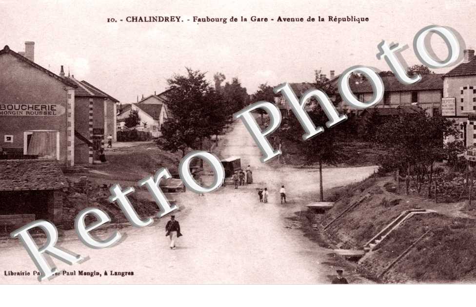 CHALINDREYfaubourg de la gare avenue de la republique