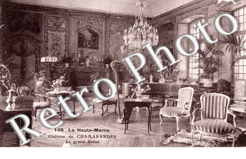 chateau de Chamarandes, le grand salon