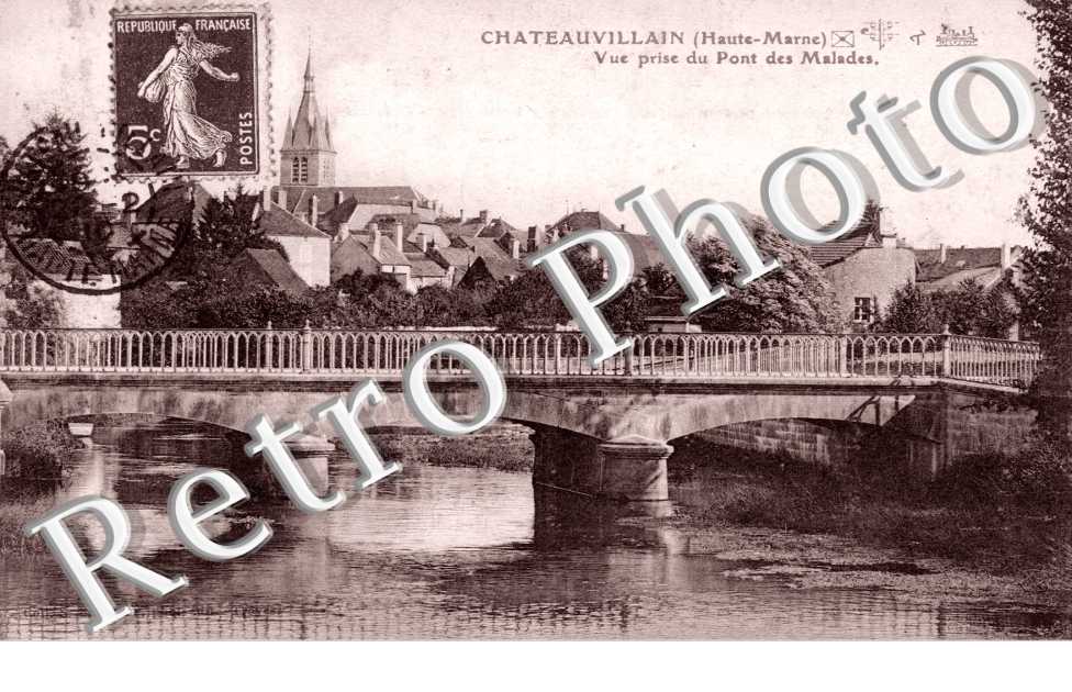 Vue prise du Pont des Malades