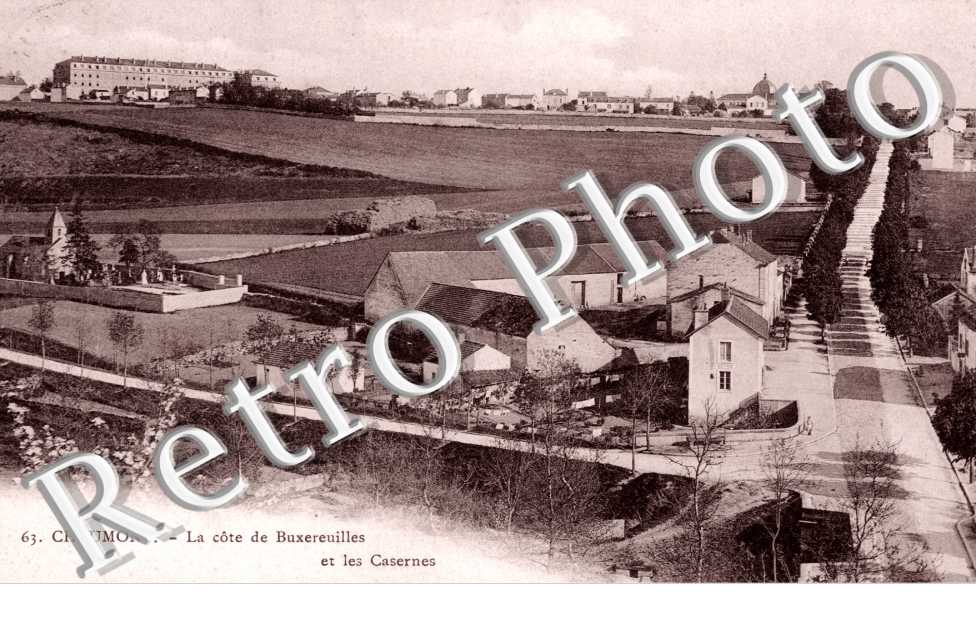 La cote de Buxereuilles et les casernes