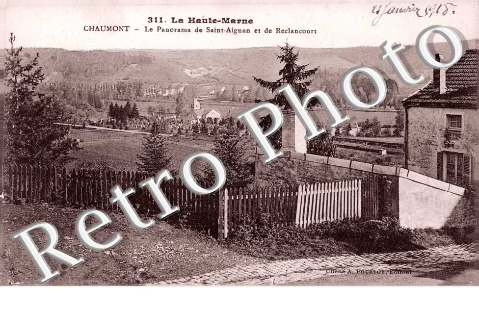 panorama de Saint Aignan et de Relancourt