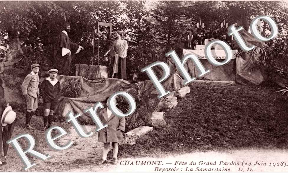 fete du grand pardon (24 juin 1928) reposoir : la samaritaine