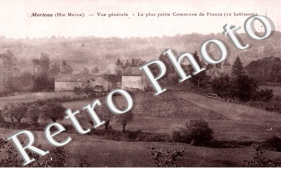 Morteau -   Vue generale - plus petite commune de France 12 habitants