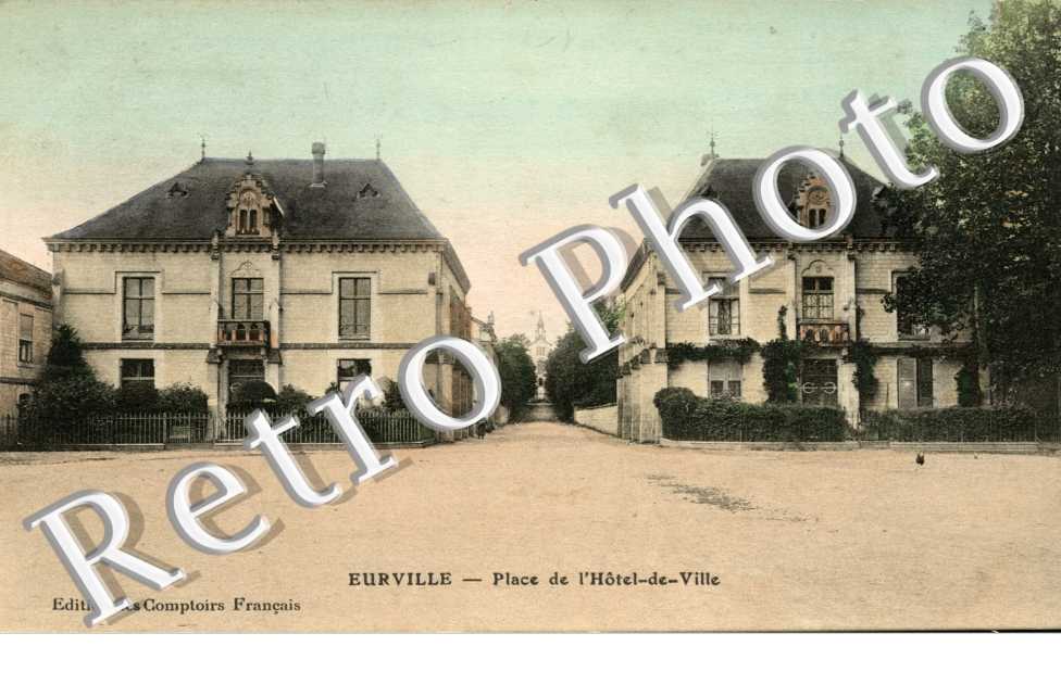 place de l&#039;hotel de ville (carte couleur)
