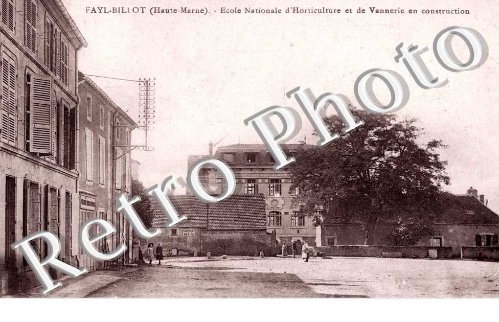 Ecole Nationale d'Horticulture et de Vannerie en construction