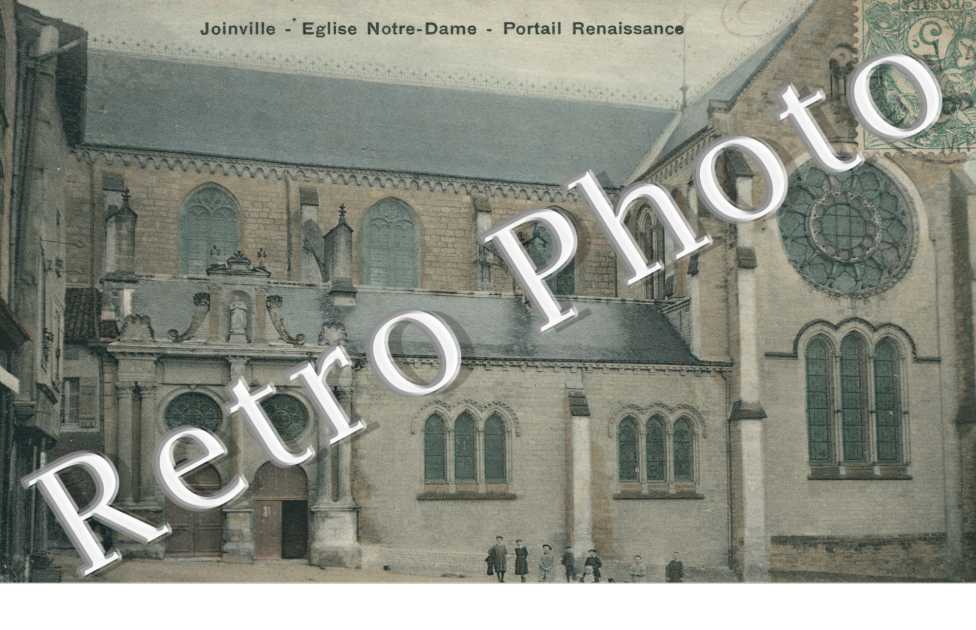Eglise Notre-Dame Portail Renaissance (carte couleur)