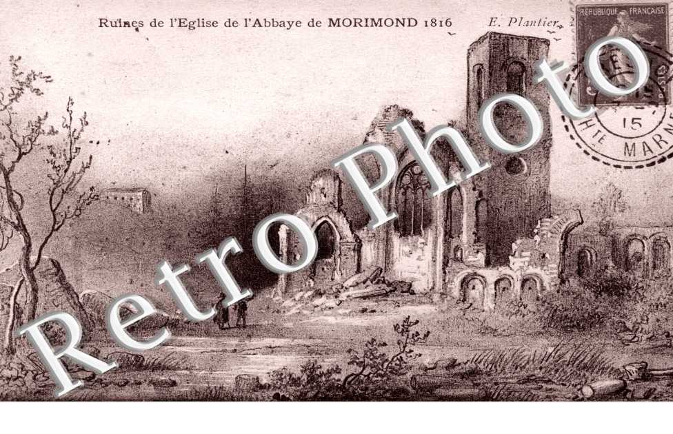 ruines de l&#039; eglise de l&#039; abbaye de Morimond, 1816