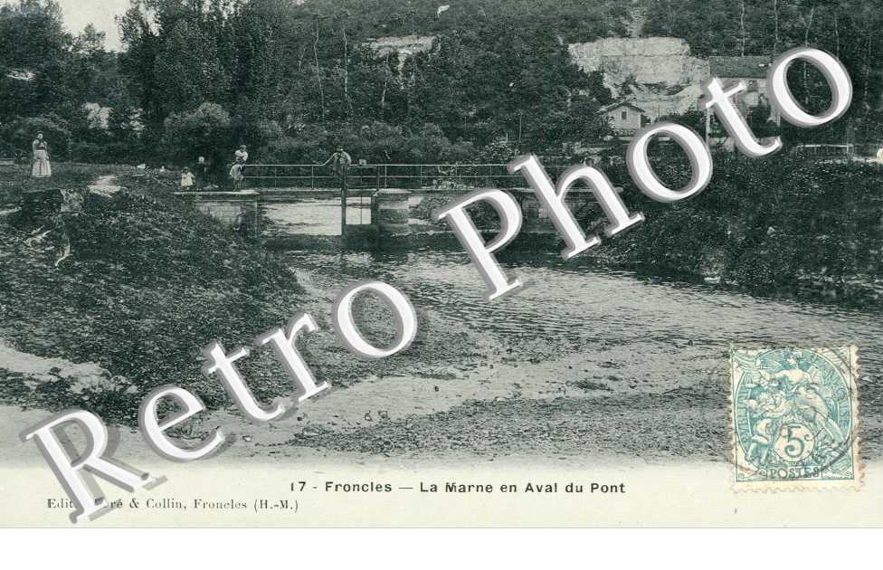 la Marne en aval du pont