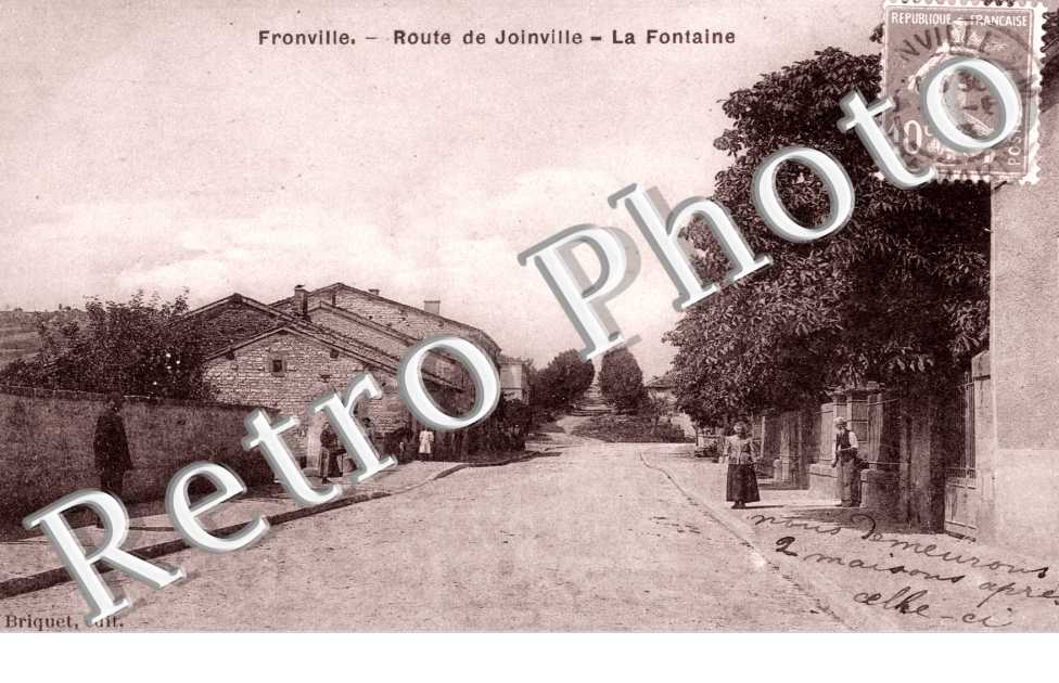Route de Joinville - la fontaine