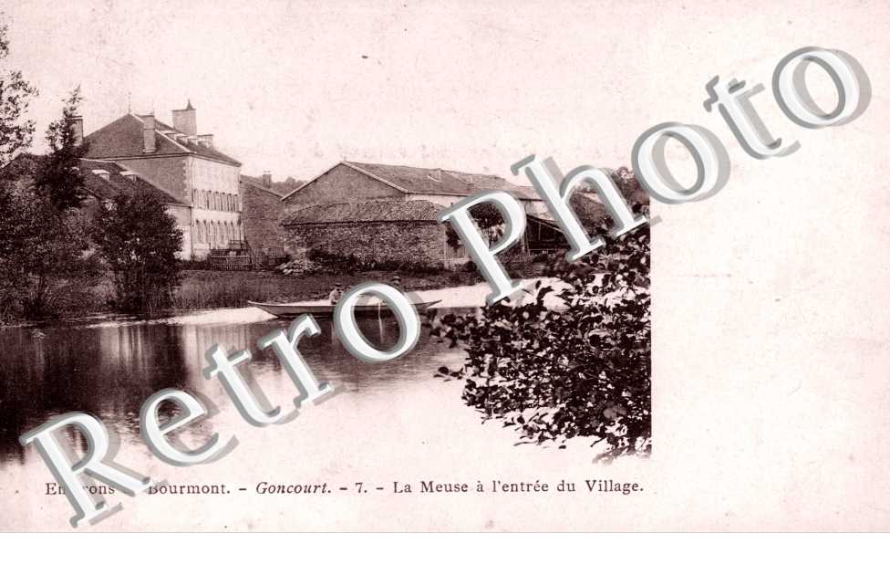 environs de Bourmont, la Meuse a l&#039; entree du village