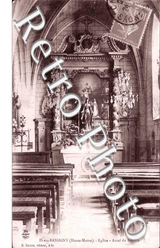 eglise, autel du rosaire