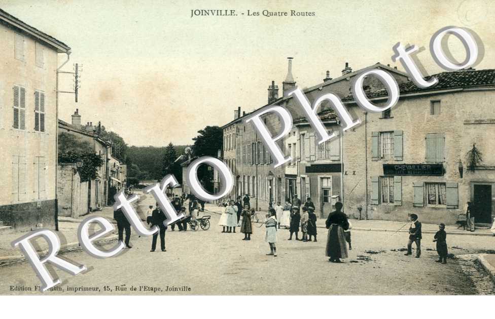 les Quatre Routes (carte couleur)