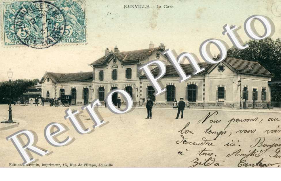 la gare (carte couleur)
