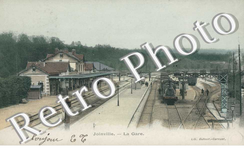 la gare (belle carte couleur)