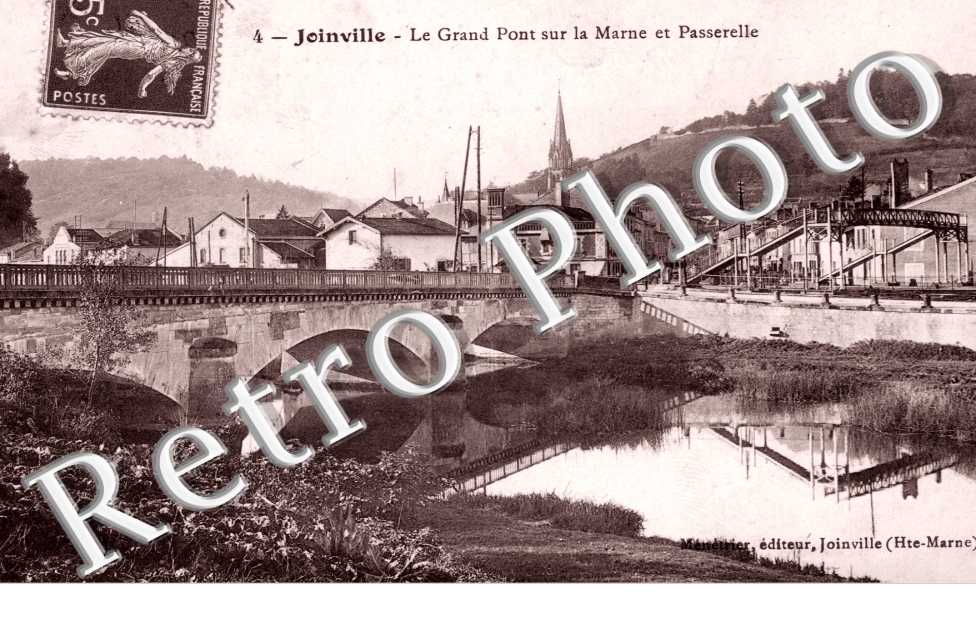 Le Grand Pont sur la Marne et Passerelle
