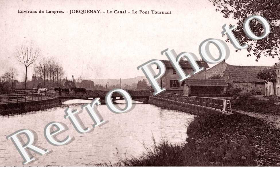 Pont tournant  - le canal