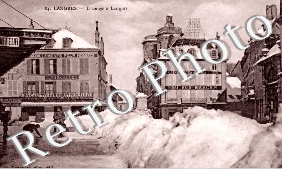 Il neige a Langres