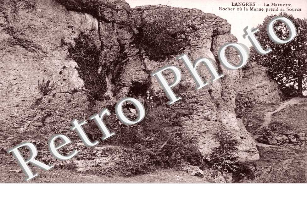 la Marnotte, Rocher ou la Marne prend sa source