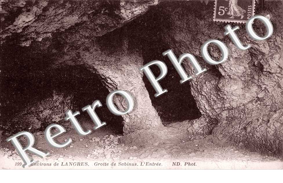 Grotte de Sabinus - l&#039;entree