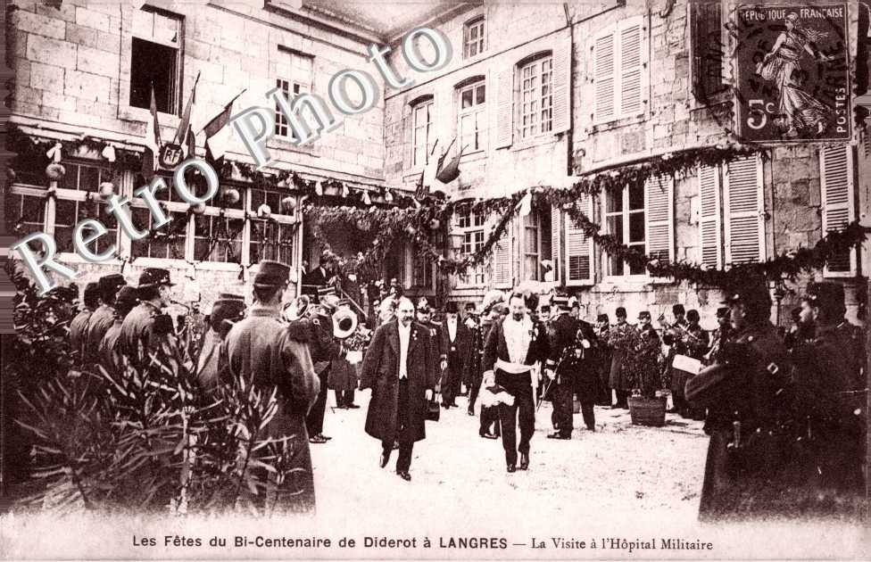 les fetes du bicentenaire de Diderot - la visite a l&#039;hopital militaire