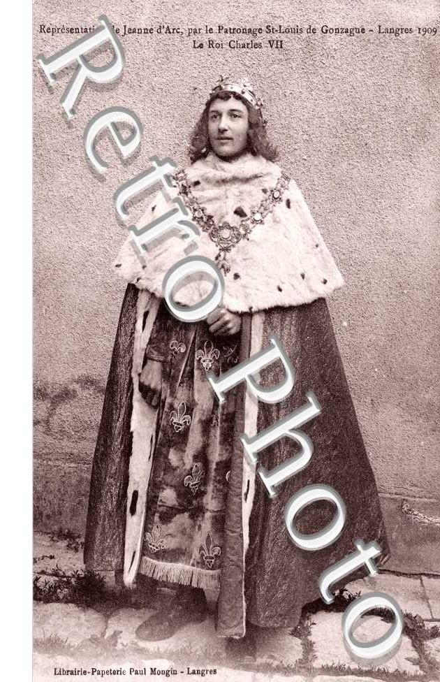 representation de jeanne d&#039;Arc -  roi Charles VII
