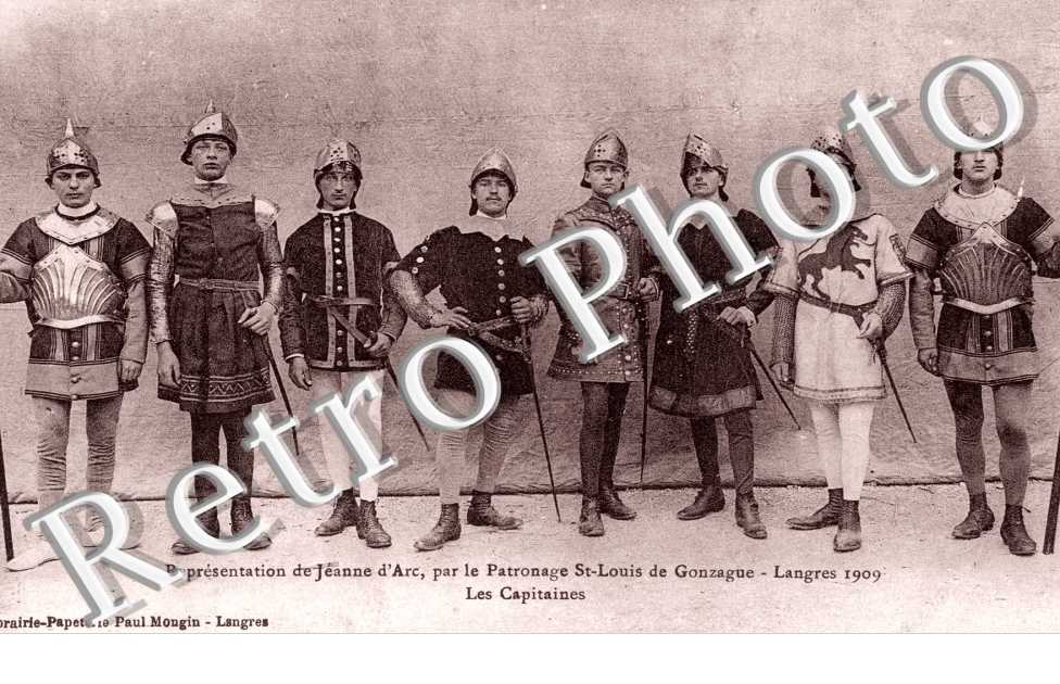 representation de jeanne d&#039;Arc - les capitaines