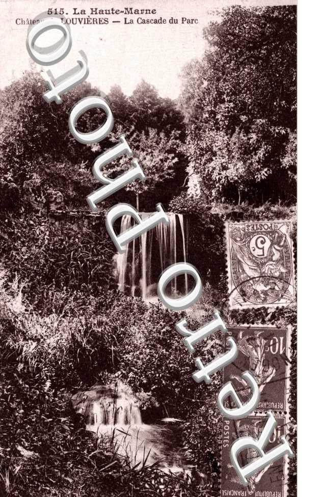 chateau  La cascade du parc