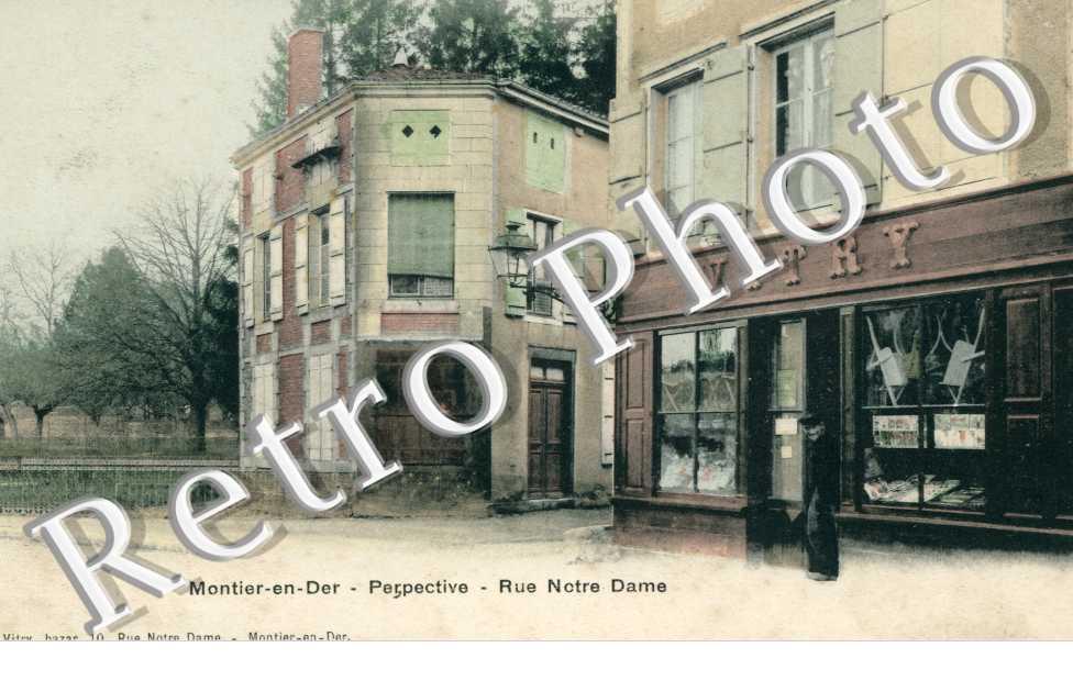 perspective- rue Notre Dame - carte couleur