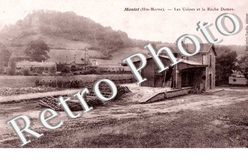 Les usines et la Roche Damas