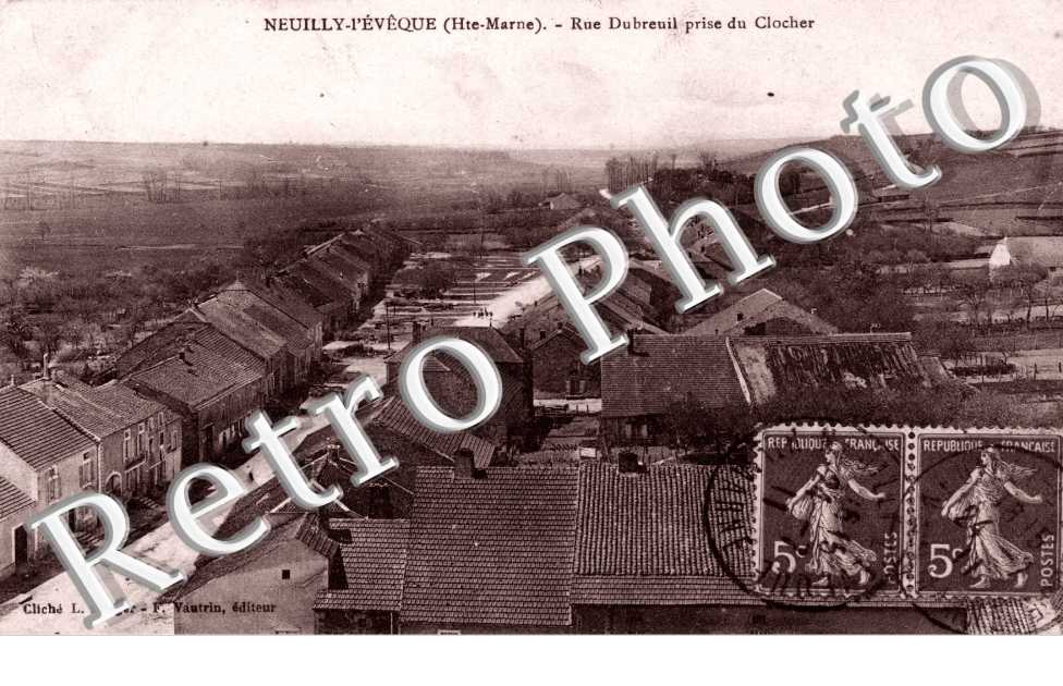 Rue Debreuil prise du clocher