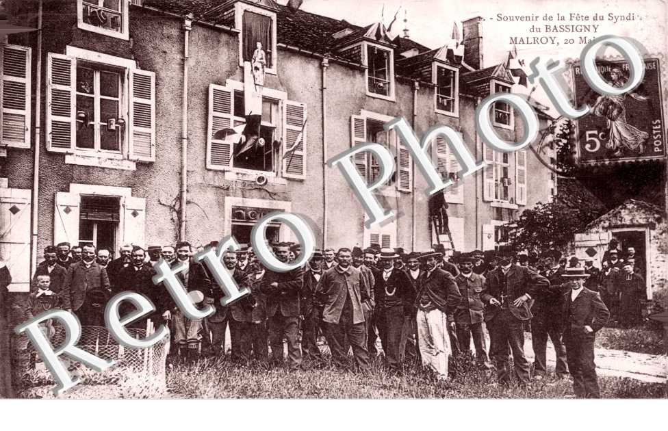 Souvenir de la Fete du Syndicat du Bassingny Malroy 20 mai 1907