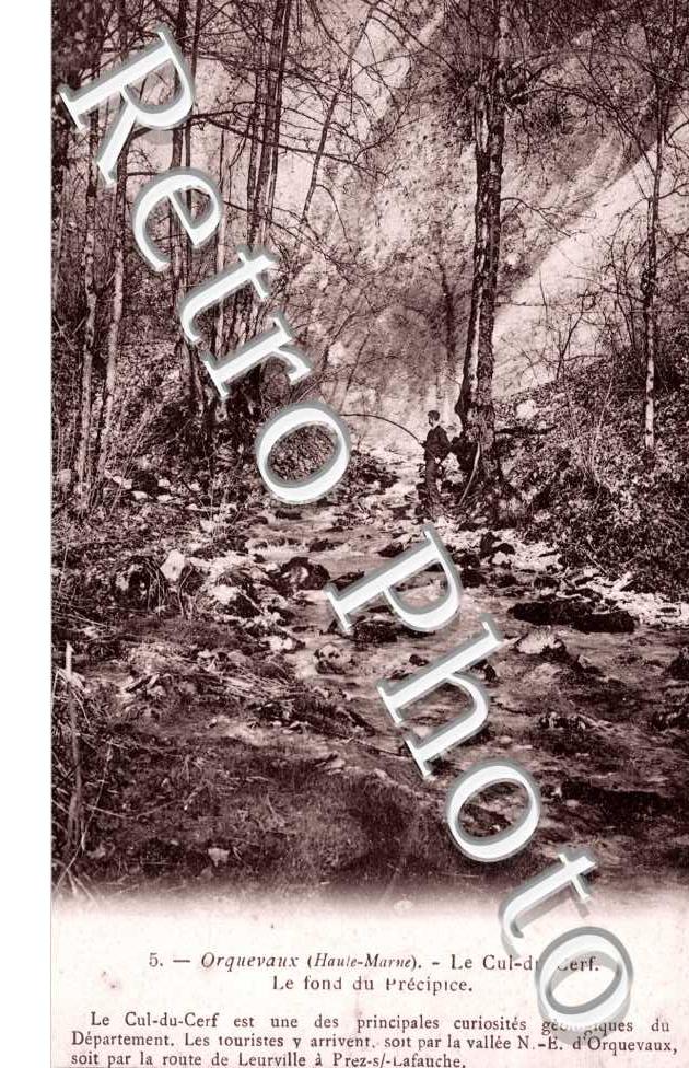 Le Cul du Cerf - le fond du précipice