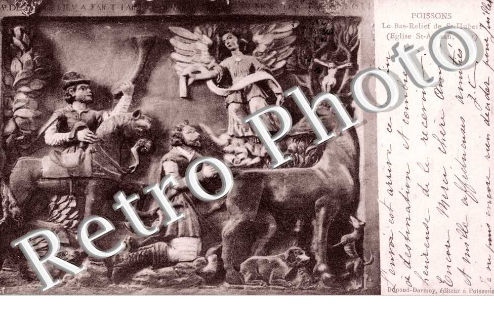 le bas relief de Saint Hubert