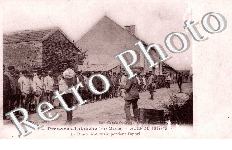 guerre 1914-1918, la route nationale pendant l&#039; appel