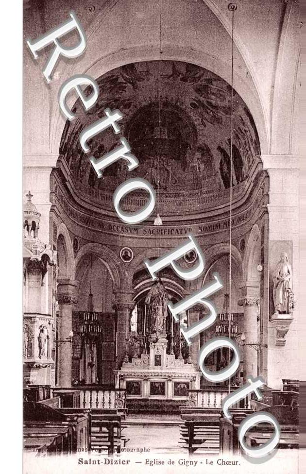 l'eglise Saint Martin de Gigny - le Choeur