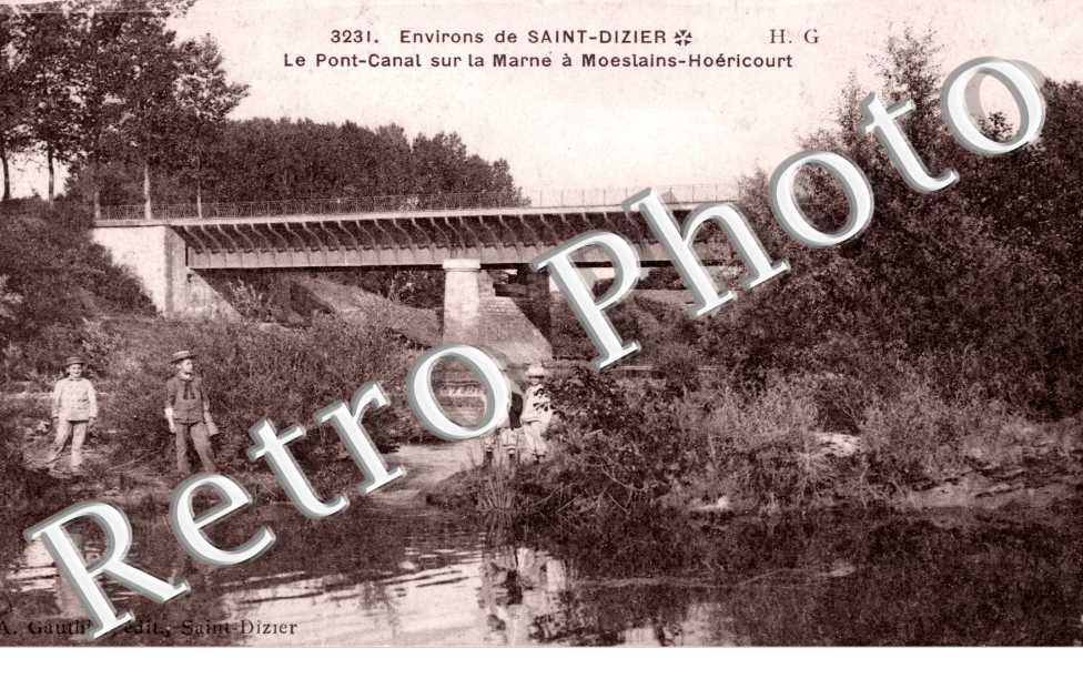 le Pont-Canal sur la Marne a Moeslains-Hoericourt