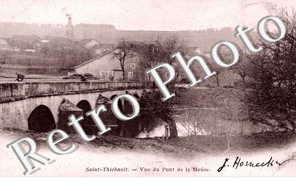 Vue du pont de la Meuse
