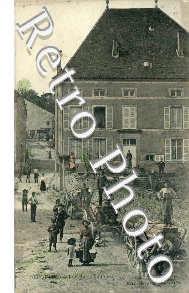 rue du Colombier - carte couleur